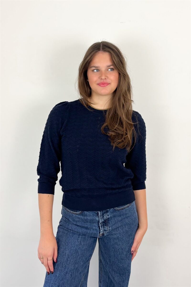 Peppercorn Rosy 3/4 sleeve pul