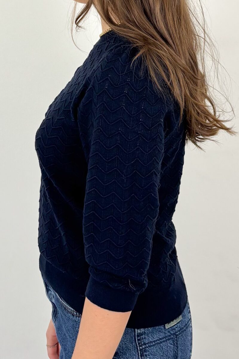 Peppercorn Rosy 3/4 sleeve pul