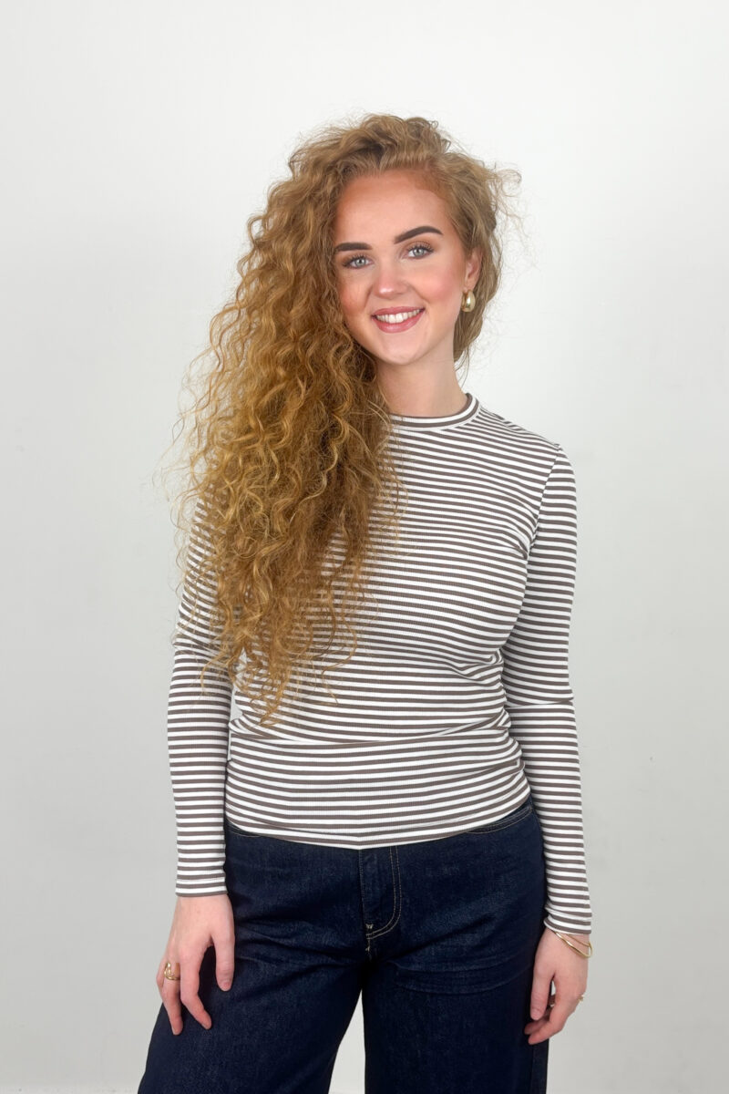 Soft Rebels Fenja stripe O top