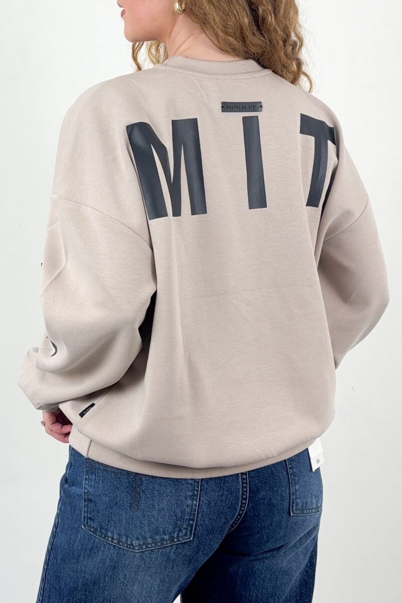 Haute Maxi split logo sweat