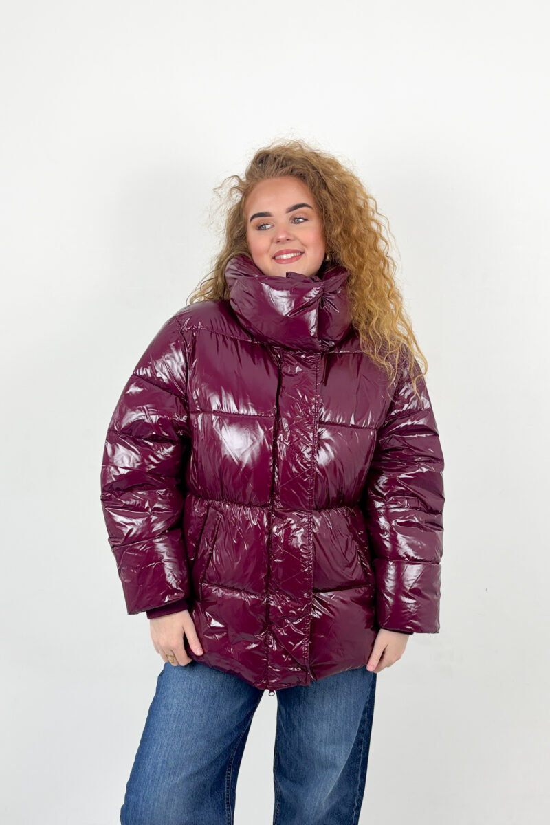 Co Couture Glossy puffer jack