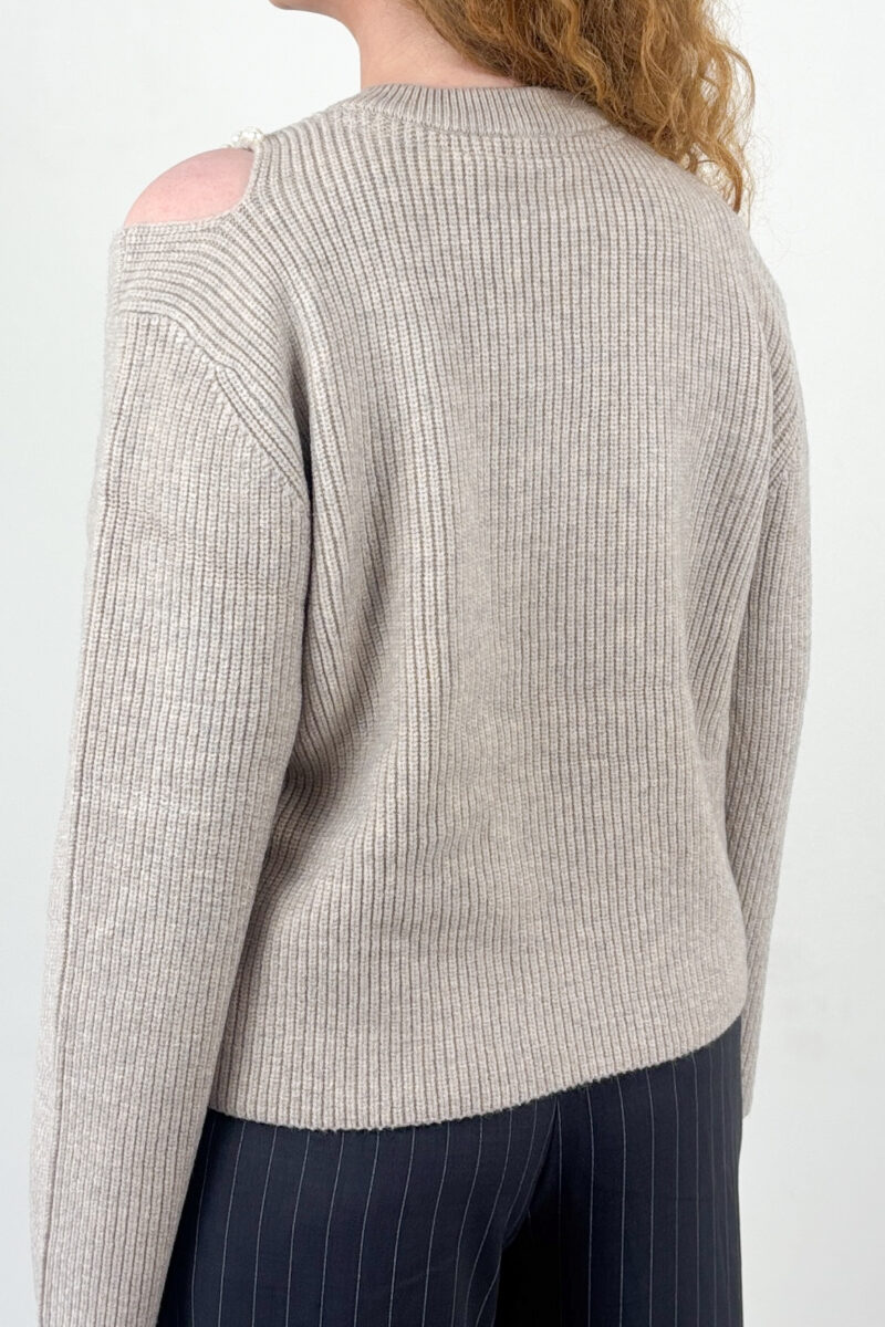 Co Couture Row pearl knit