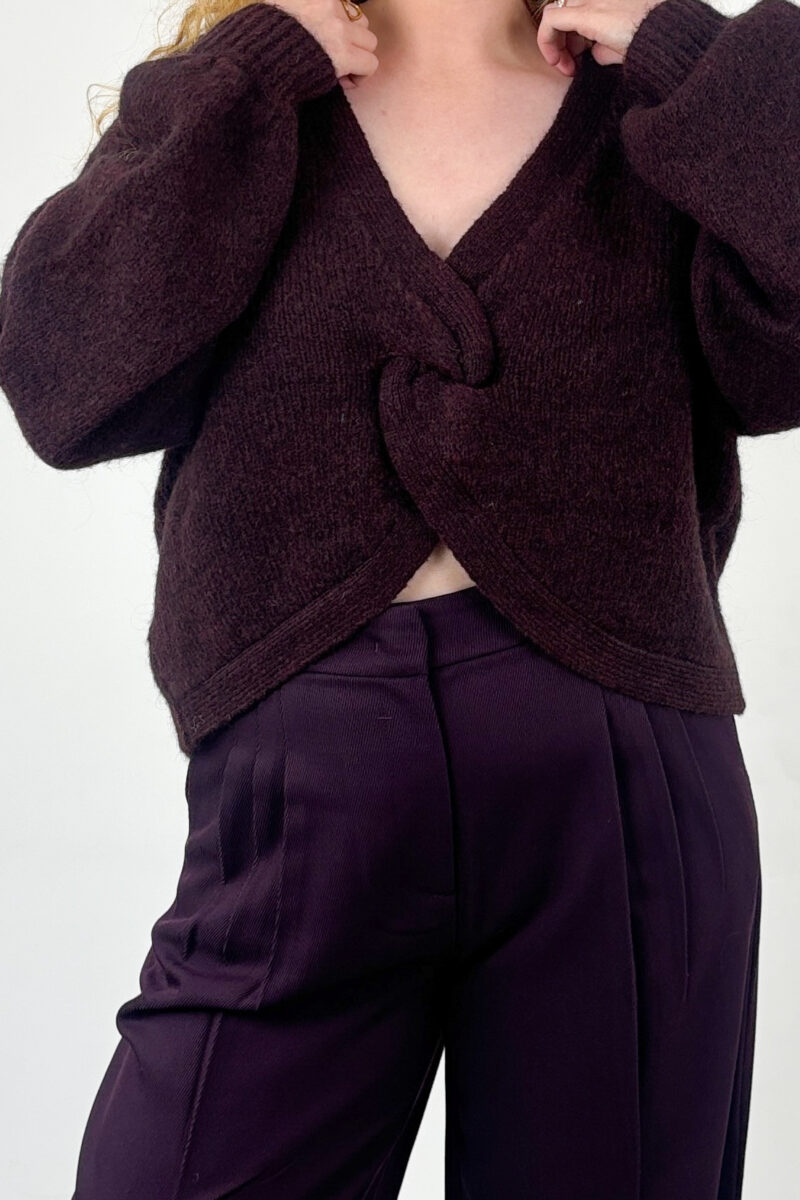 Co Couture Cosy twist knit