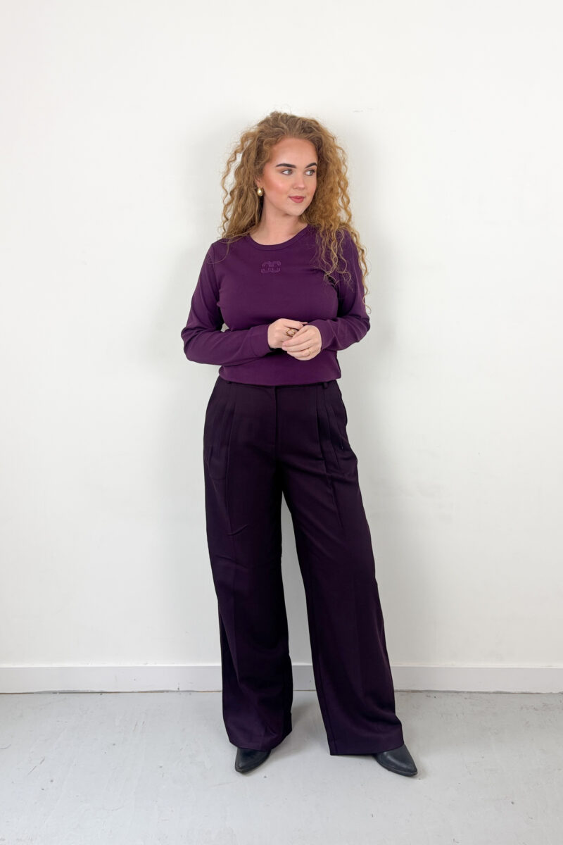 Co Couture Almira pleat pant