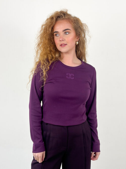 Co Couture Granny ls tee