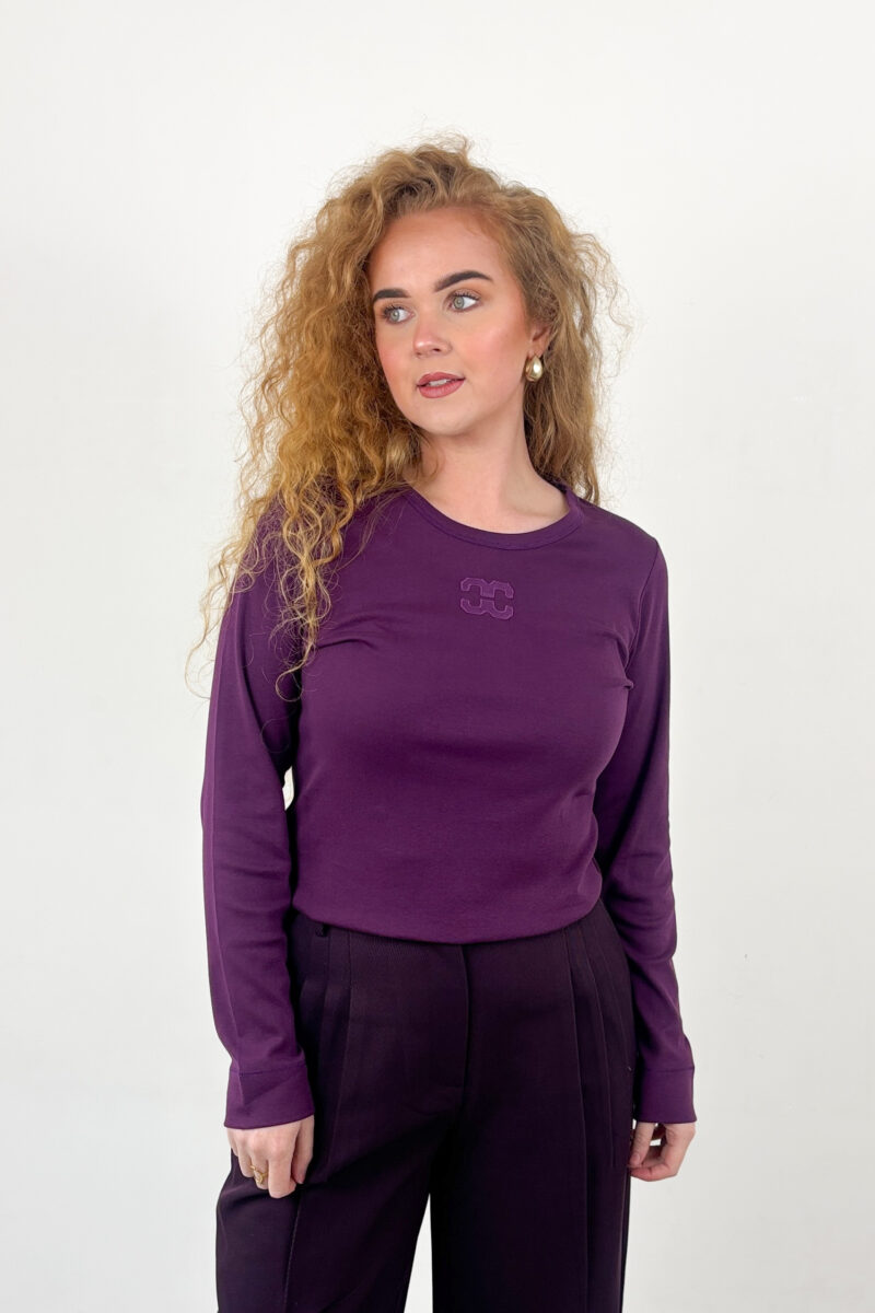Co Couture Granny ls tee