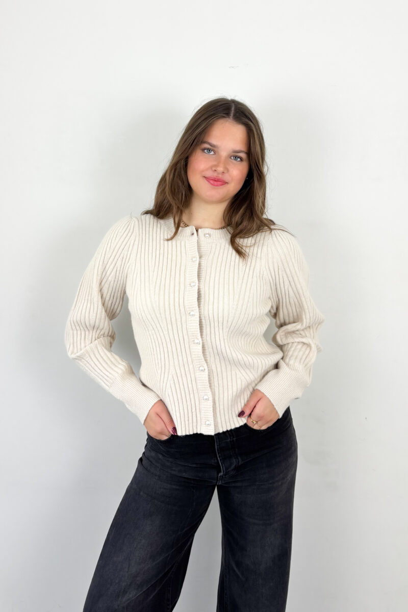 Neo Noir Puli knit cardigan