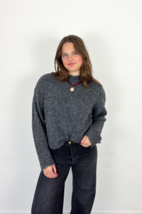 Neo Noir Paulina fluffy knit