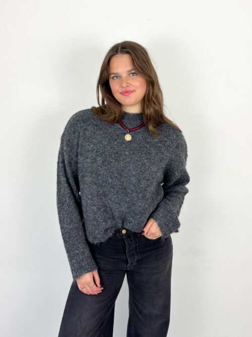 Neo Noir Paulina fluffy knit
