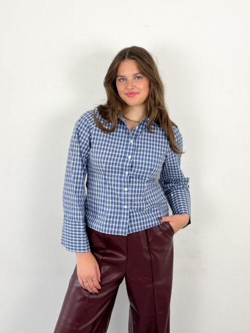 Neo Noir Rosa check shirt