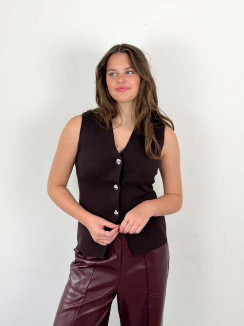 Neo Noir Sway smooth waiscoat