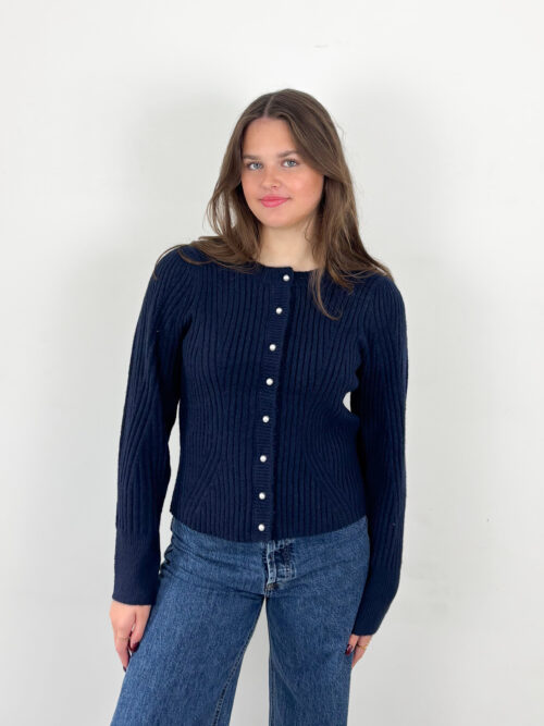 Neo Noir Puli knit cardigan