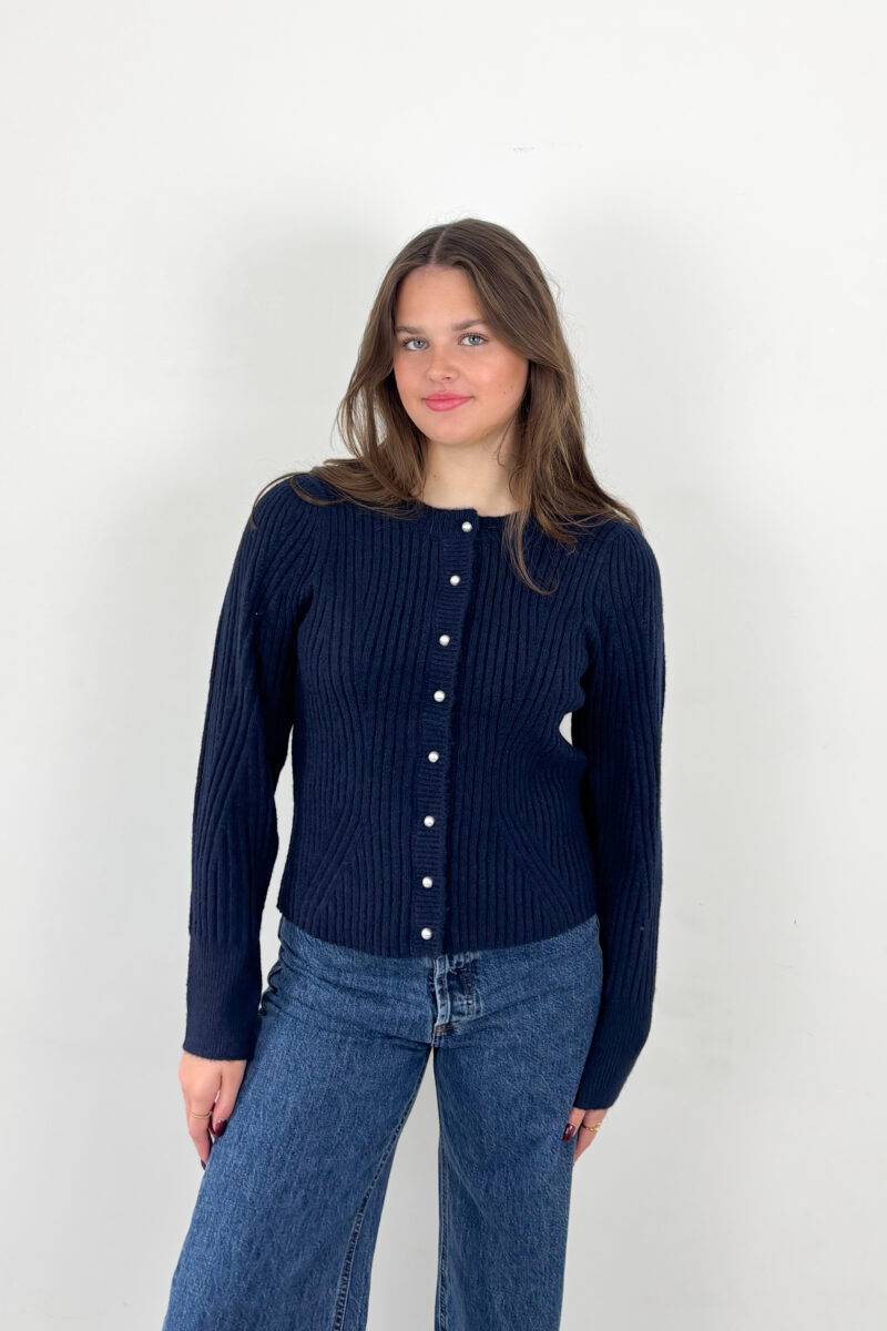 Neo Noir Puli knit cardigan