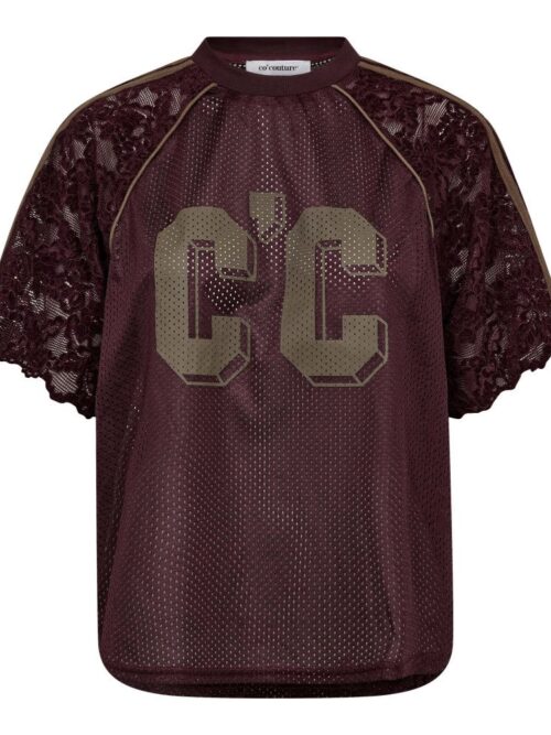 Co Couture Trey lace tee