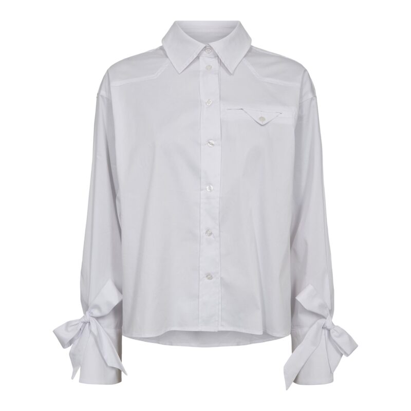 Haute Pure cuff tie shirt