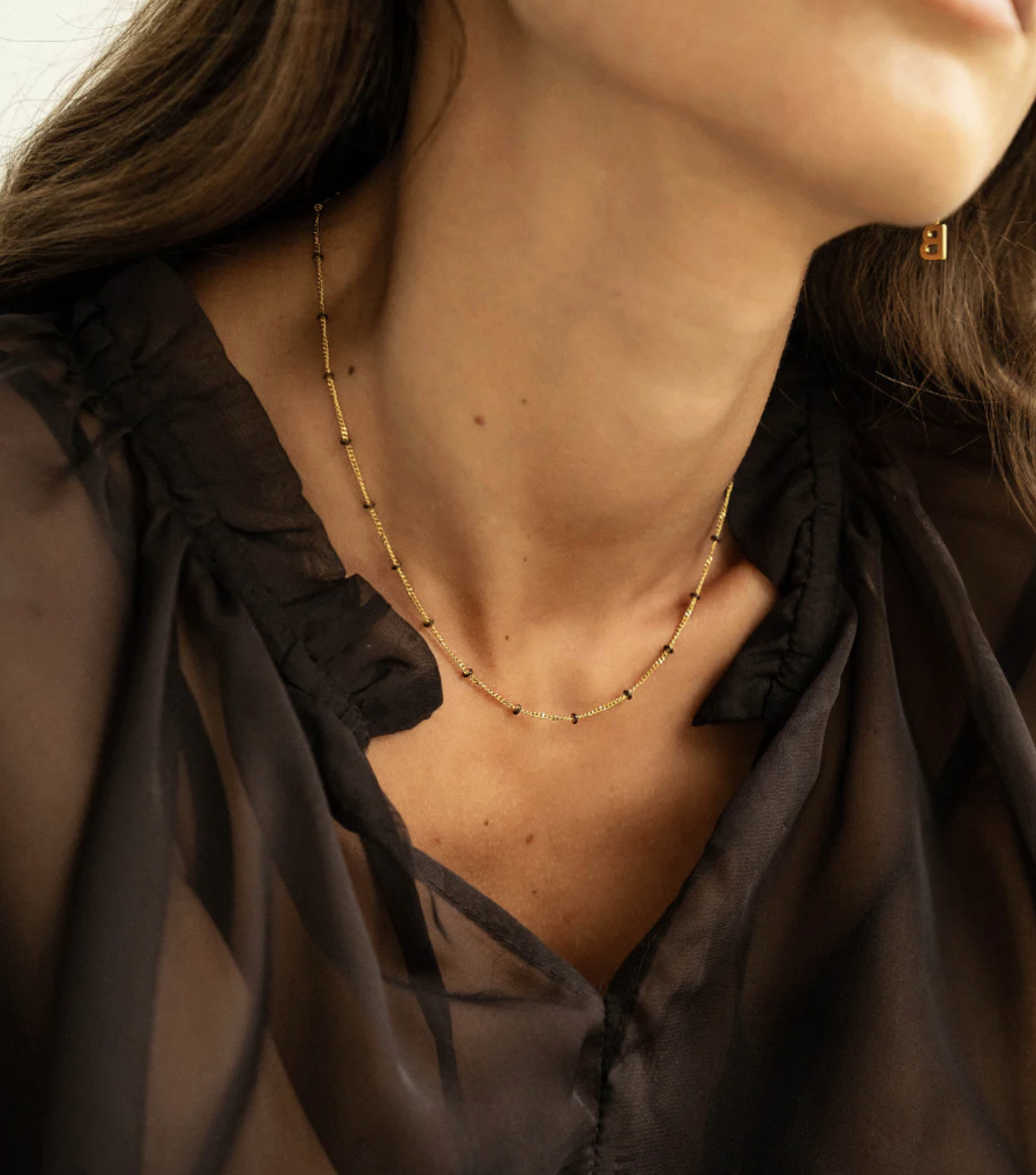 Miab Chocolate balls neclace Miab Chocolate balls neclace