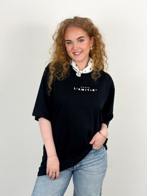 Haute Crew rub print tee