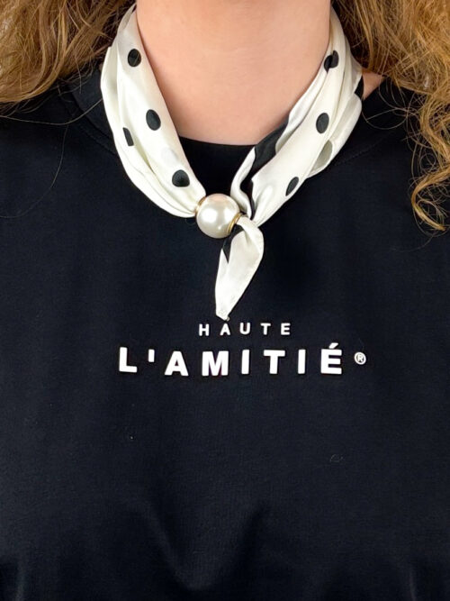 Co Couture Pearl scarf