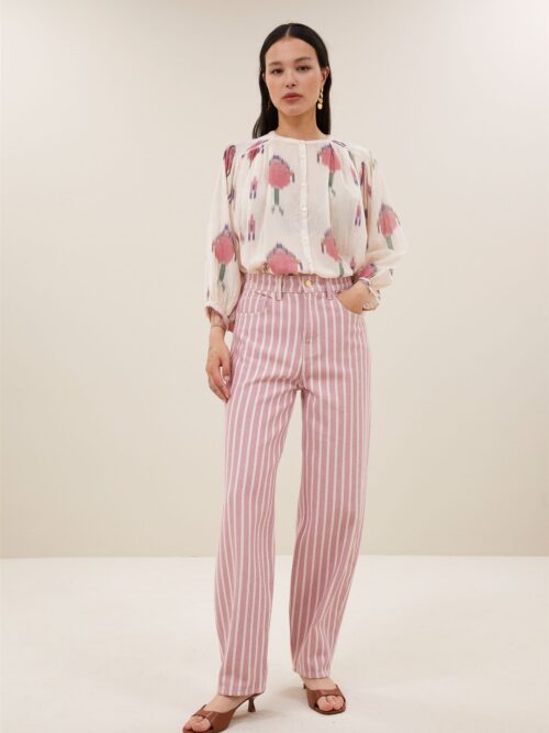 By-Bar Lew pink rocky pants