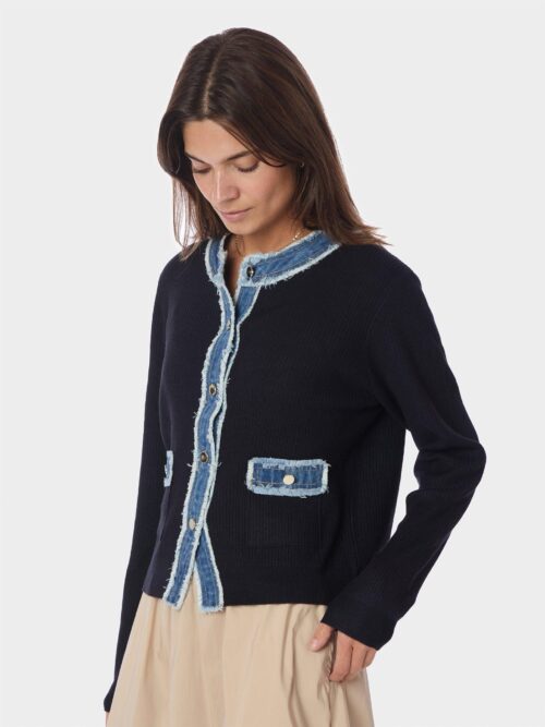 Neo Noir Zelma knit cardigan Neo Noir Zelma knit cardigan