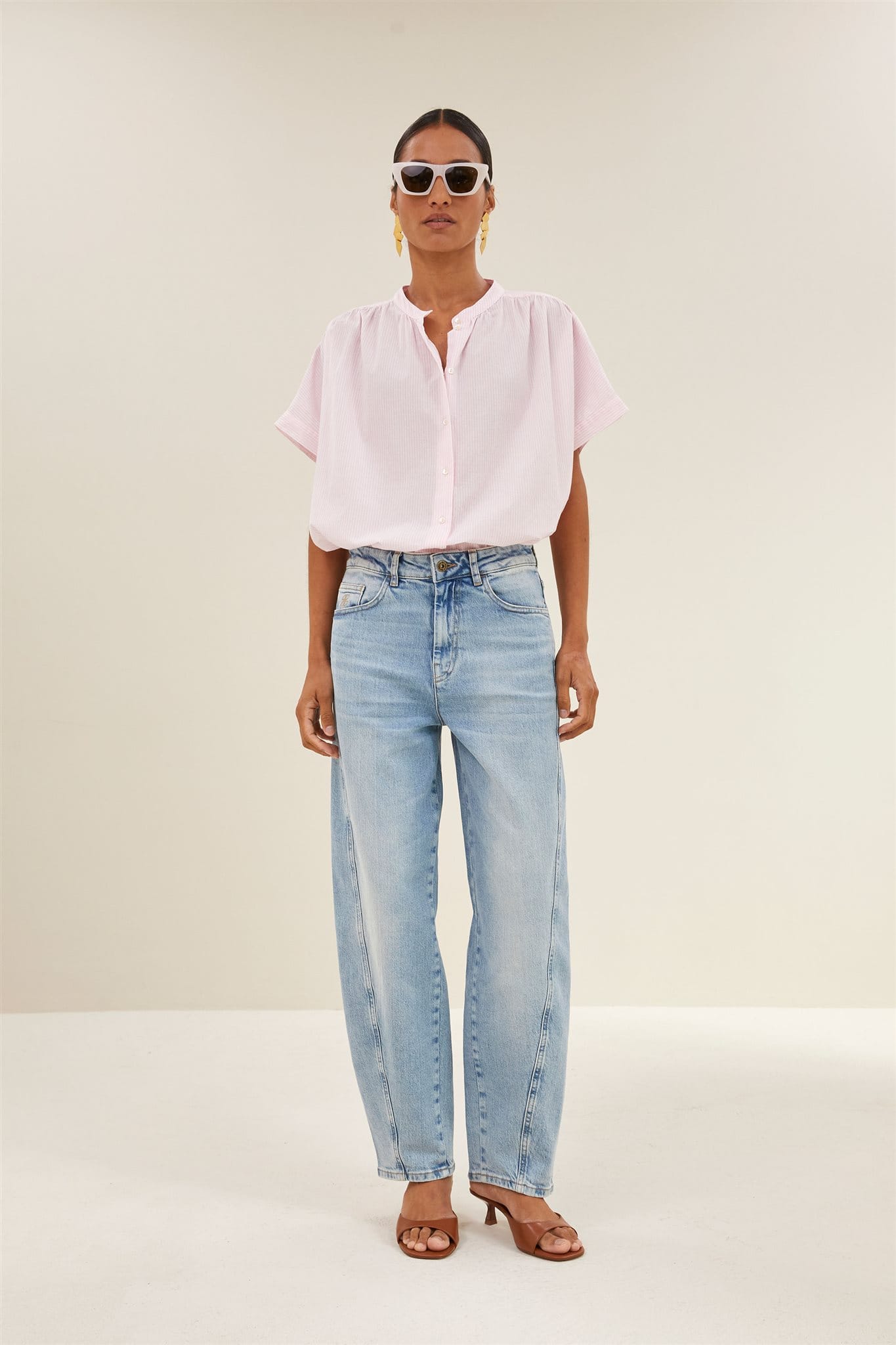 By-Bar Minte pinstripe blouse By-Bar Minte pinstripe blouse