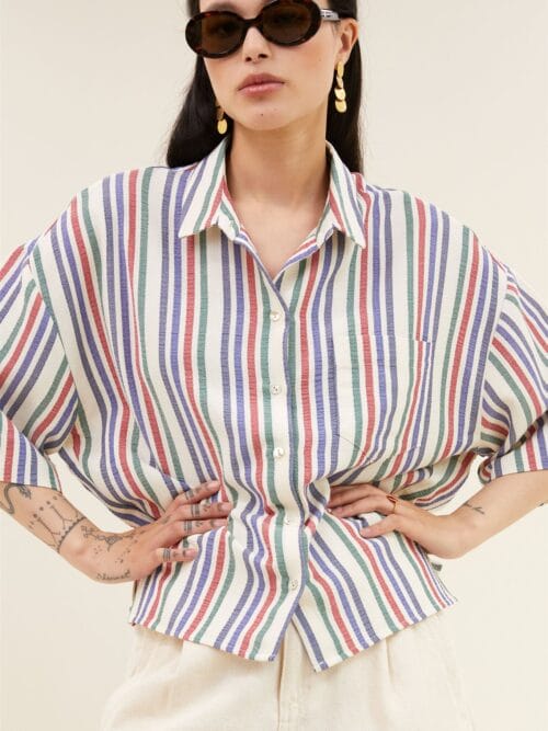 By-Bar Pilar multi stripe top By-Bar Pilar multi stripe top