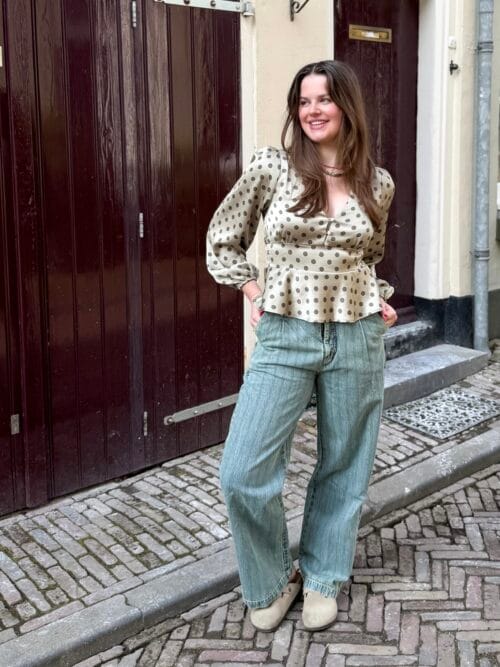 Neo Noir Jellima dotted blouse