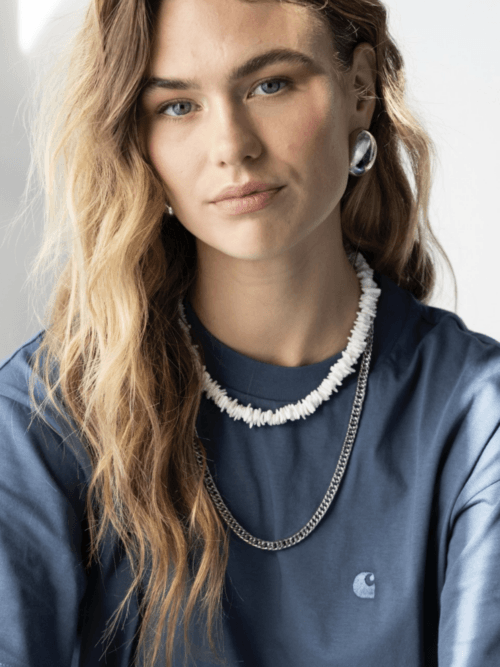 Ellen Beekmans ketting wit