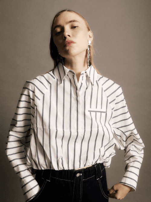 JIJI Axel streep blouse