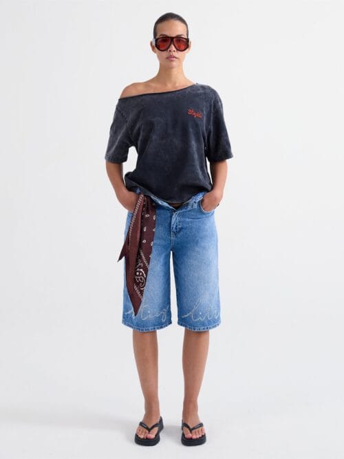 Stieglitz Fabio denim shorts