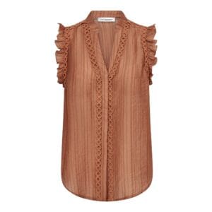 Co Couture Reggie frill top