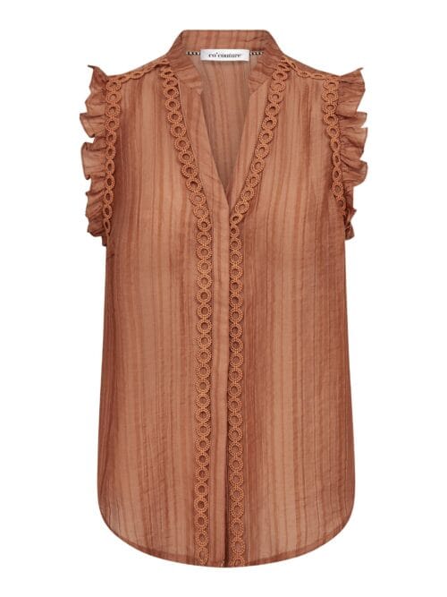 Co Couture Reggie frill top