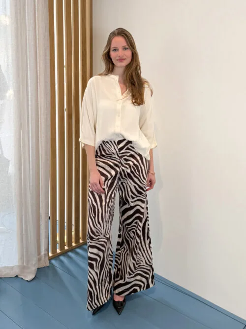 RE/BORN Tina zebra pants