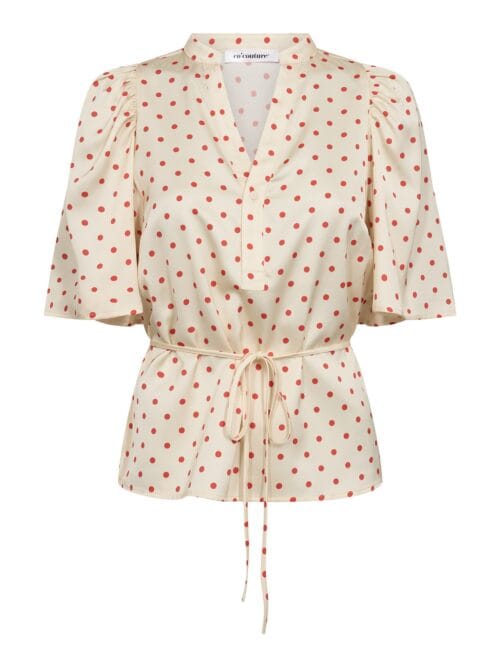 Co Couture Cambria dot blouse