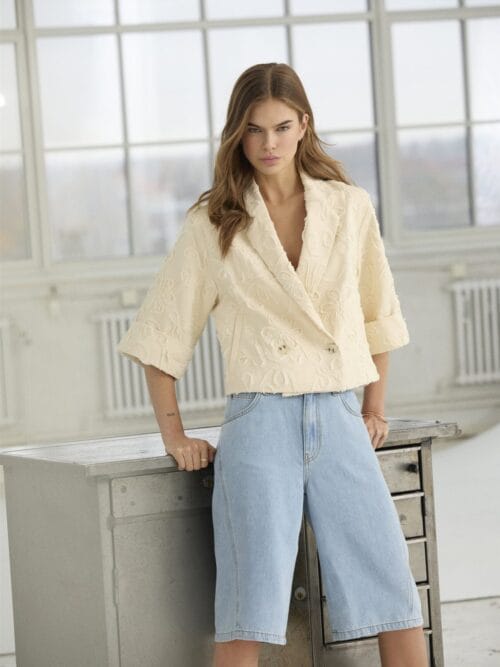 Co Couture Elton flower blazer