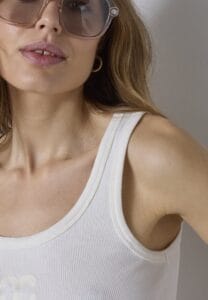 Co Couture Granny rib tank top