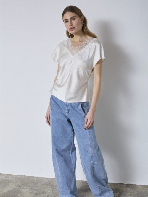 Co Couture Idun lace blouse