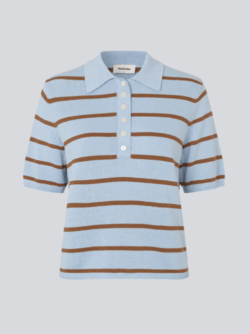 Modstrom Malva ss stripe polo