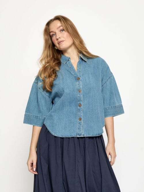 Peppercorn Noelle denim shirt
