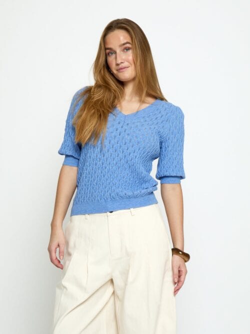 Peppercorn Rosalia puff sleeve