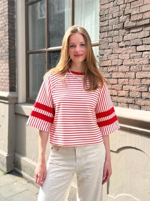Co Couture Norma stripe tee