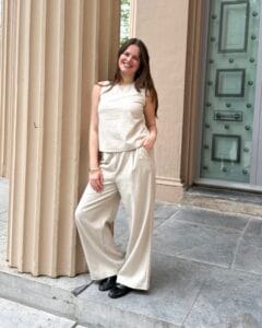 Modstrom Gale linen wide pants