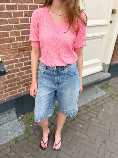 Peppercorn Rosalia puff sleeve