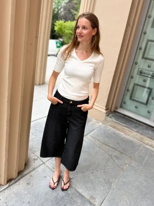 Co Couture Granny rib v top