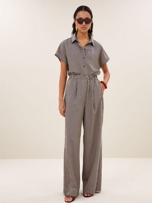 By-Bar Barley stripe blouse