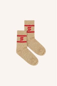 By-Bar Logo glitt oyster socks
