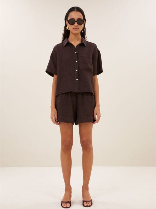 By-Bar Mara linen blouse