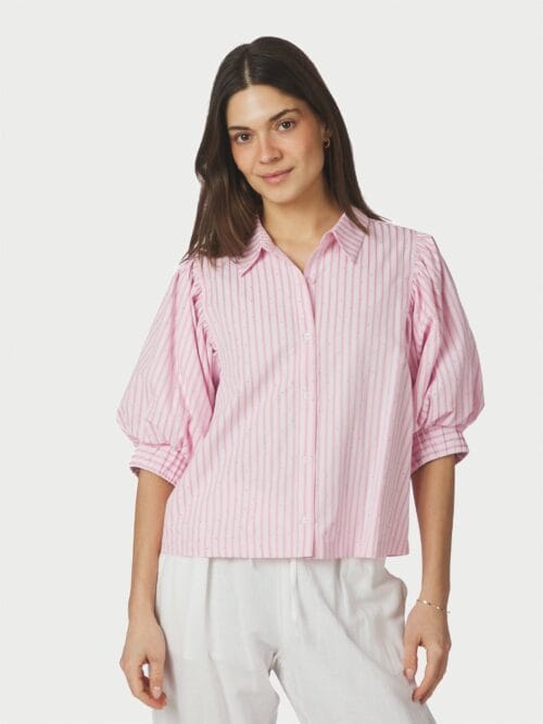 Neo Noir Etta stripe shirt