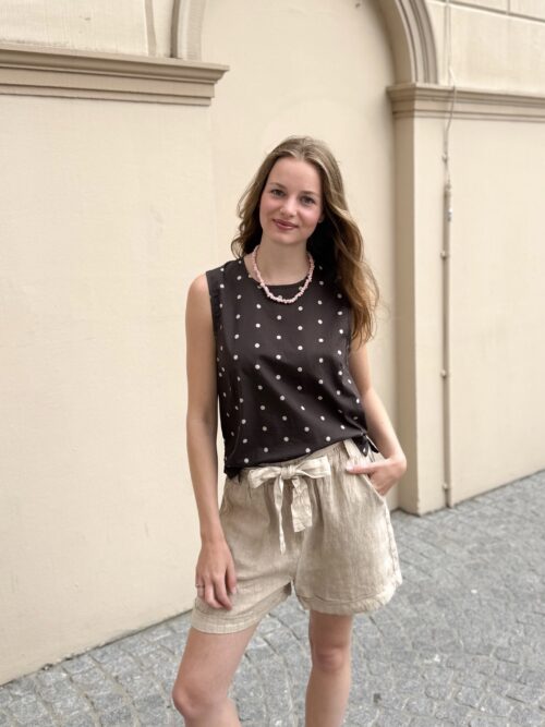 Neo Noir Polly dot top