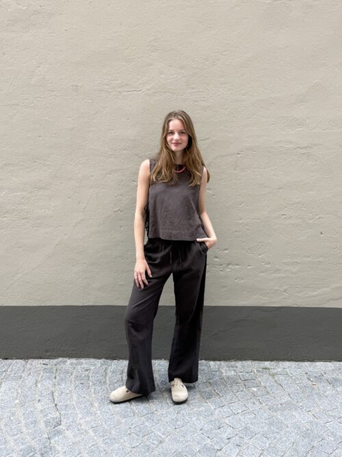Neo Noir Sonar linen pants